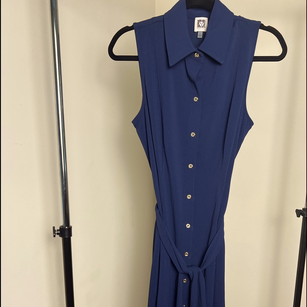 Anne klein navy dress